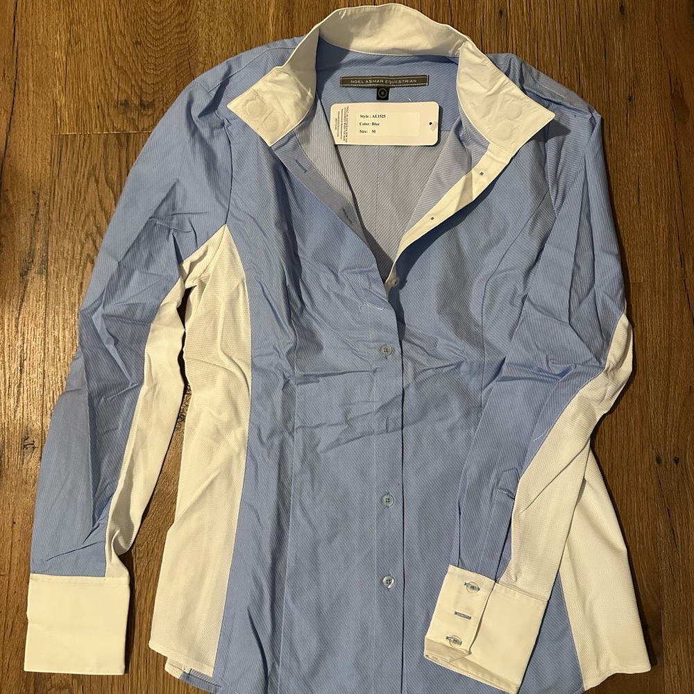 Noel Asmar Blue and White Women's Top